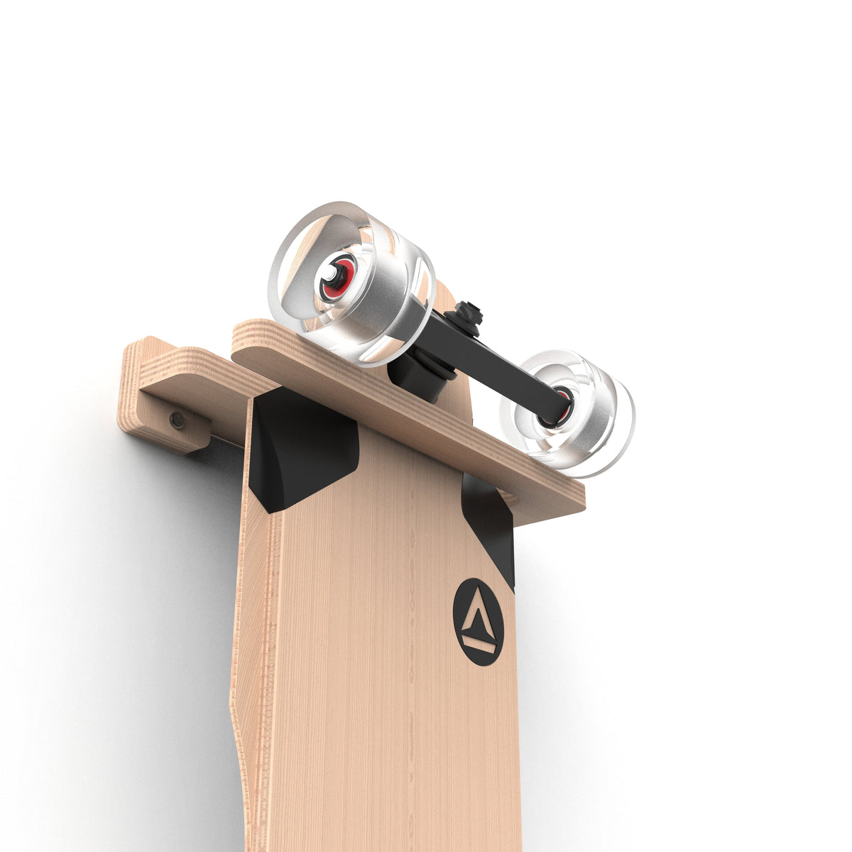 Hang + Ride Kit - Skateboard / Longboard Wall Mount + Angled Risers | Apollo