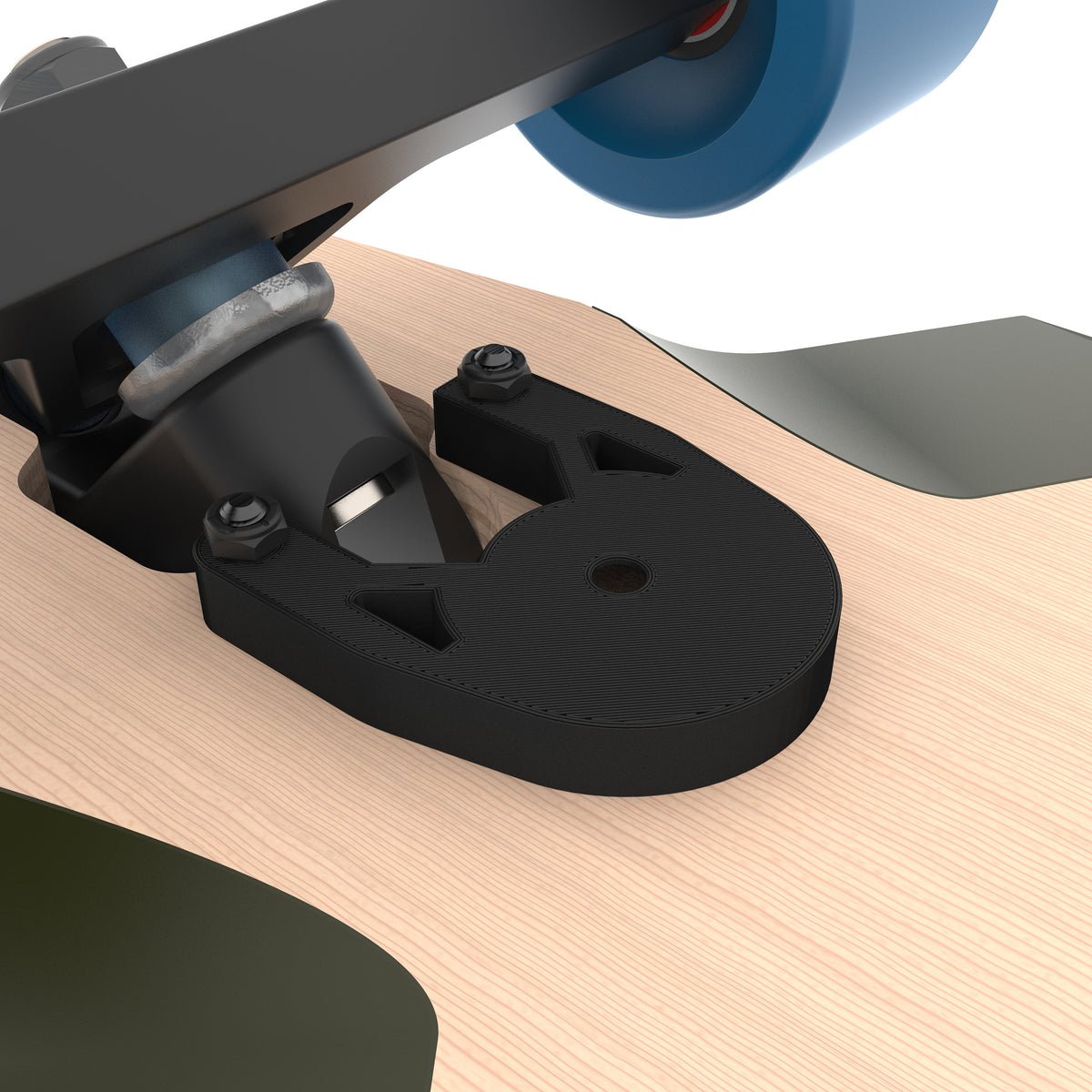 AirTag Electric Skateboard Dropthrough Tracker Mount | Apollo