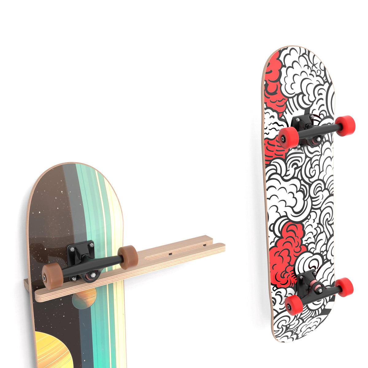 Double board hanger V2 holding two boards